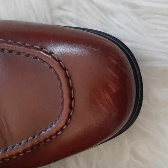 Salvatore Ferragamo Brown Penny Loafers Men's Size 6.5 - Picture 3 of 8